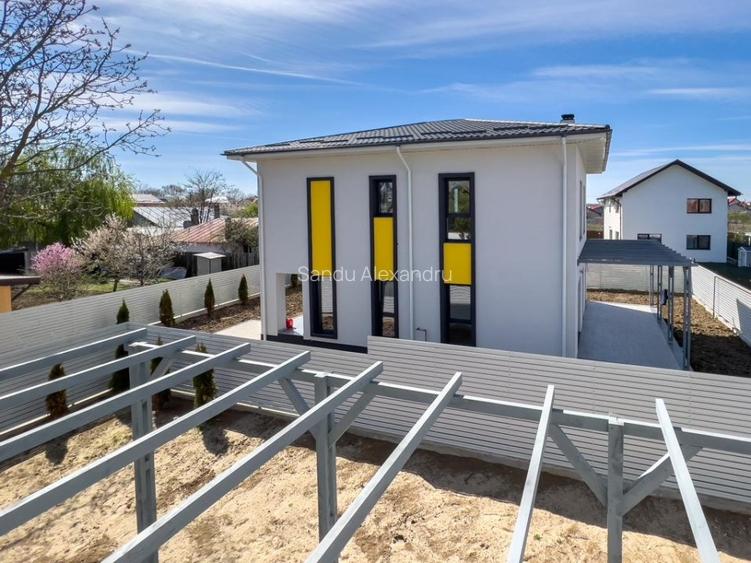 Proprietar Casa Pipera -Tunari finisaje lux semineu   4 camere +birou+ POD