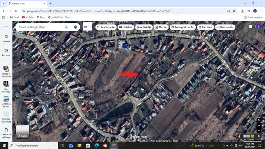 Teren intravilan Bradu, 600 mp - 2