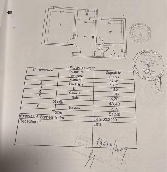 Apartament cu 2 camere decomandat în 1 Mai
