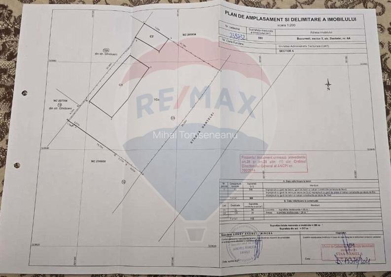 Teren Intravilan 580mp unic pe Strada Dantelei