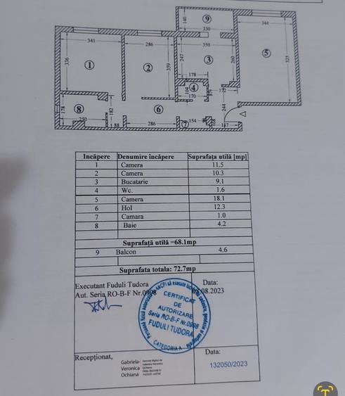 FALEZA NORD APARTAMENT 3 CAMERE DECOMANDAT PRET 165.000 EURO - 1