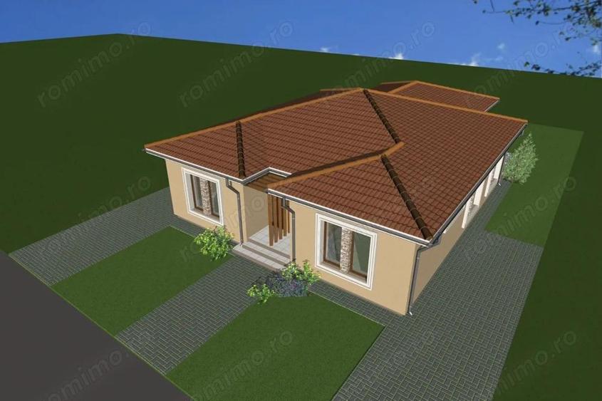 Duplex pe parter, 3 camere, 87 mp utili, teren 300 mp Urseni - 6