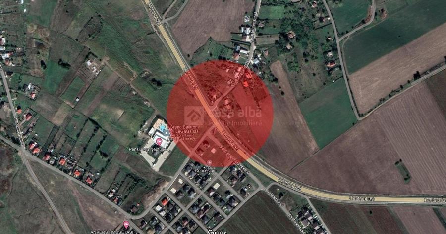 Miroslava - Uricani - Soseaua de centura, teren intravilan 887mp - 2