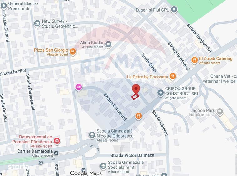 Teren 401 mp, deschidere 13,4, Bucuresti, strada Izbiceni, Damaroaia - 9