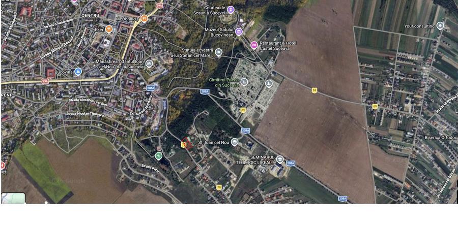 Teren de 800 mp, în Central