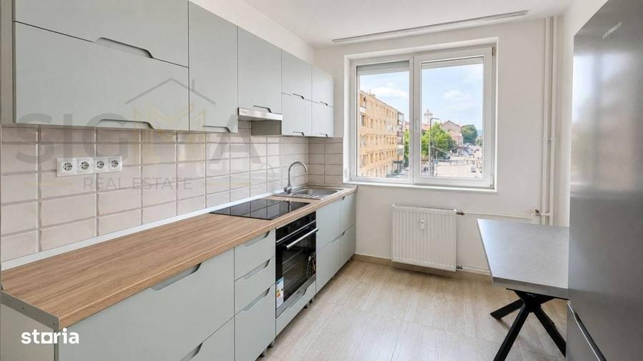 Apartament cu 2 camere semidecomandat în Gară