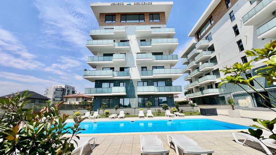 Finalizat! Apartament în Mamaia Nord, piscina, curte interioara - 1