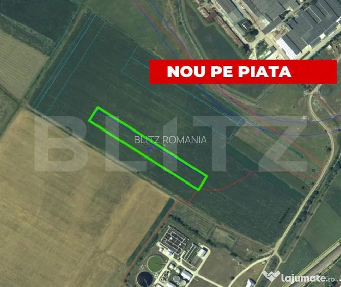 Teren extravilan de vanzare, 9512 mp, in vecinatatea fabrici - Alba Iulia (Alba)