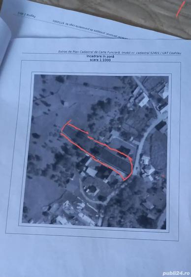 Teren de 1456 mp, în Ceahlău