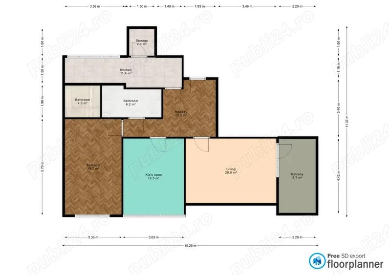 Proprietar Ultracentral 3 camere renovat priveliste superba - 10