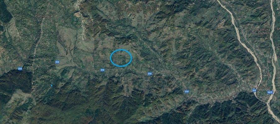 Teren Alunis / Jud. Prahova, 9.826 mp, D: 43 m , comision 0% - 3