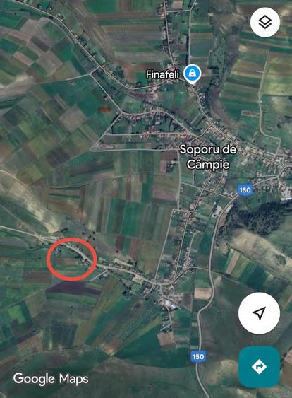 Vand casa batraneasca nelocuibila + teren 1500 m , Soporu de Campie (com. Frata, jud. Cluj). - 2