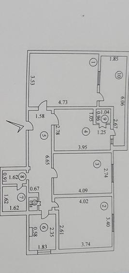 Apartament 3 camere, decomandat - 3