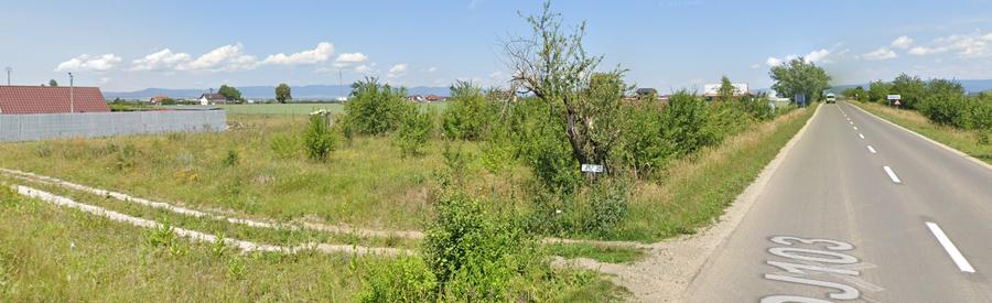 Teren Sanpetru intravilan acces din DJ - 2