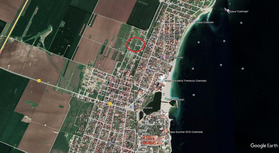 Teren de vanzare in Costinesti zona gara veche - 1