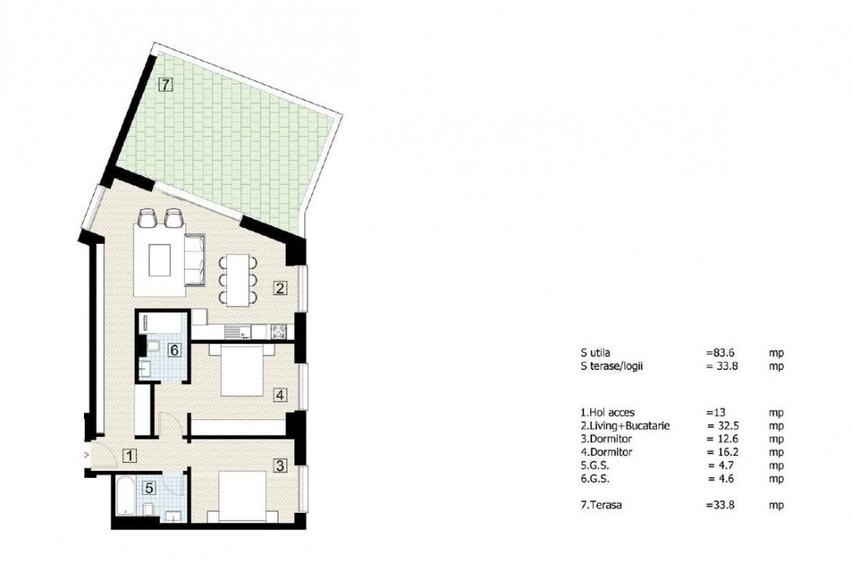 Apartament 3 camere, The Corner Armeneasca–ideal birou/locuinta - 15