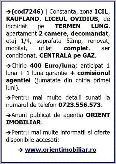 Icil, Kaufland, 2 camere, etaj 1, gaze, mobilat, inchirieri - 9