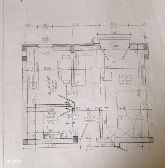 Apartament tip STUDIO | Str. Cetatii | Zona ROKA | Etaj intermediar - 2