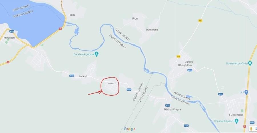 Teren intravilan 750m2  - Novaci / Mihailesti - 2