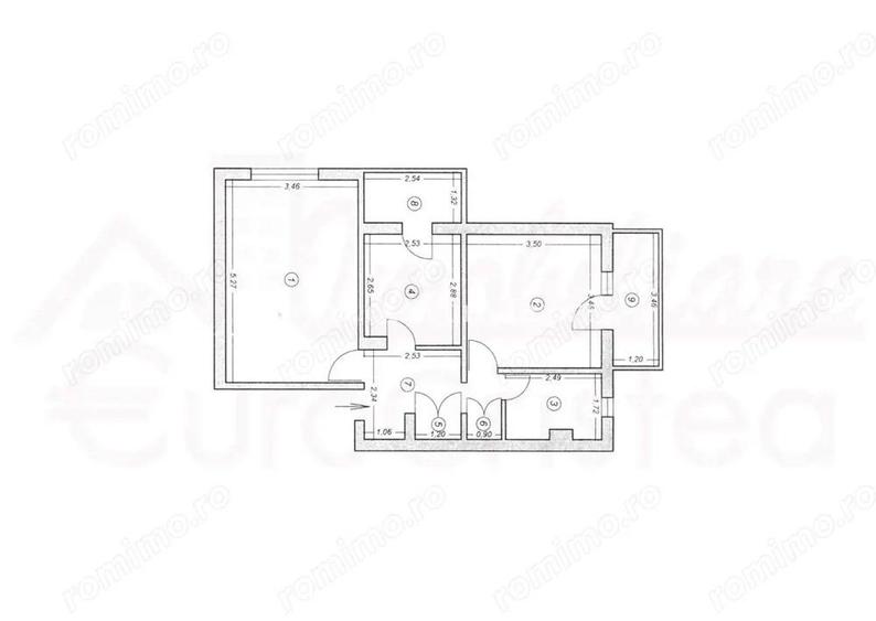 Apartament 2 camere ultracentral 190 m de mare Etaj 1 , Mangalia - 7