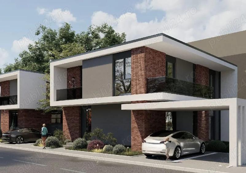 Dezvoltator, Ofer spre vanzare 4 case cuplate + 1 casa individuala! La standarde NZEB eficiente ener - 1