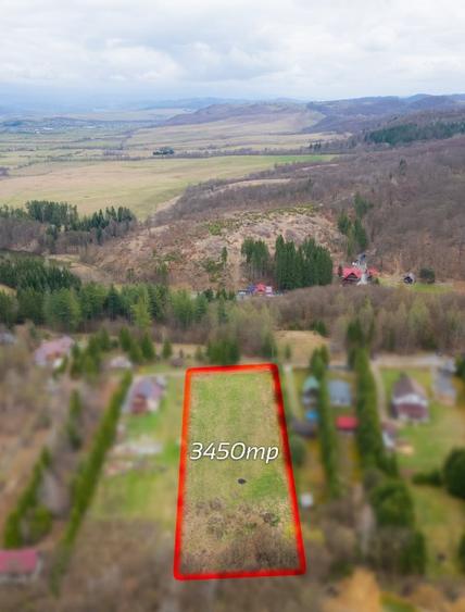 Teren intravilan panoramic ǀ 3450 mp în Târgu Lăpuș ǀ la 1 km de centru. - 3