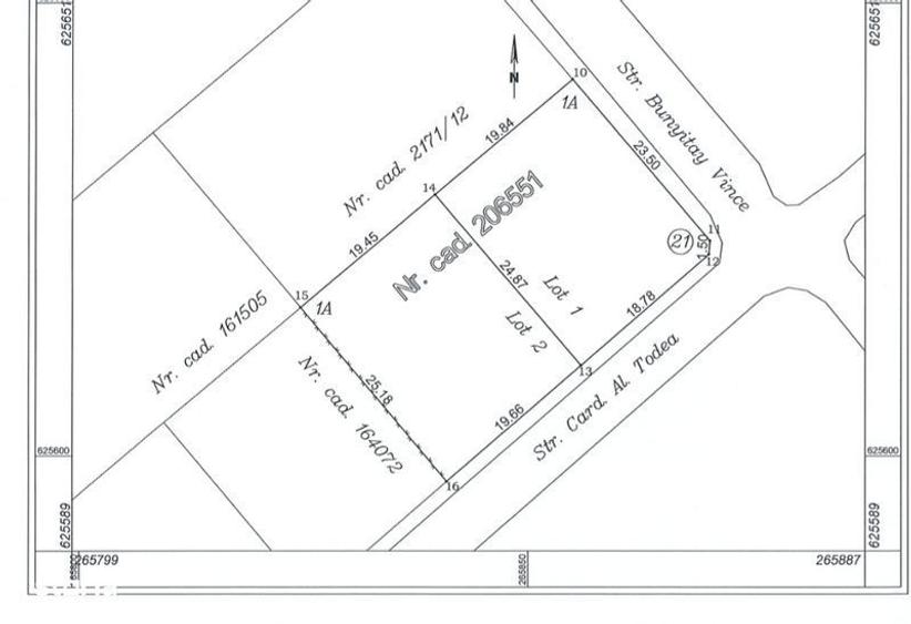 Vand 2 loturi teren de 490 mp/parcela, zona Oncea, str Bunytai Vince - 4