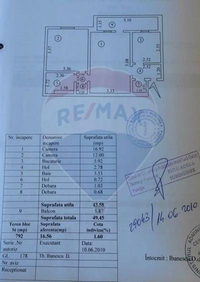 Apartament cu 2 camere de vânzare în zona Mazepa 1 - Galati - 6