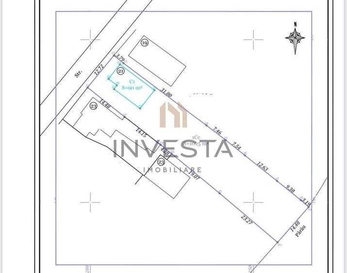 Teren 1025 mp cu casa demolabila zona strazii Gheorghe Doja! - 1