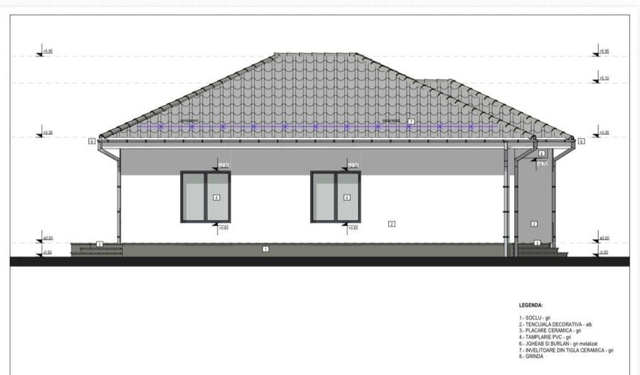 Casă cu 3 camere cu Teren 481 Mp în Cristian