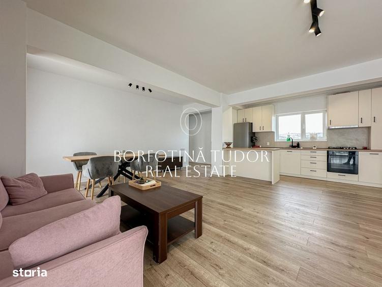 Apartament cu 3 camere semidecomandat în Central