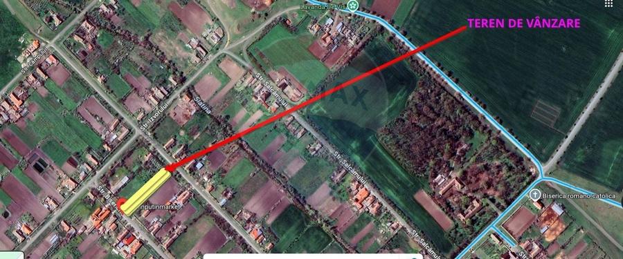 Teren intravilan de vanzare 2,209mp in loc. Manastur, jud. Arad - 2