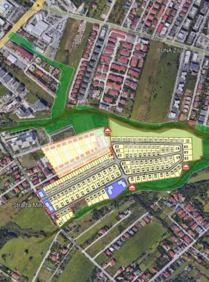 Teren 1000 mp, Buna Ziua, cu PUZ spre finalizare - 1