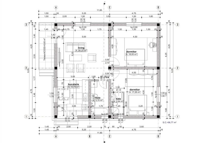 Casa de vanzare - Platou Trivale, zona Magic - Proiect Artemis