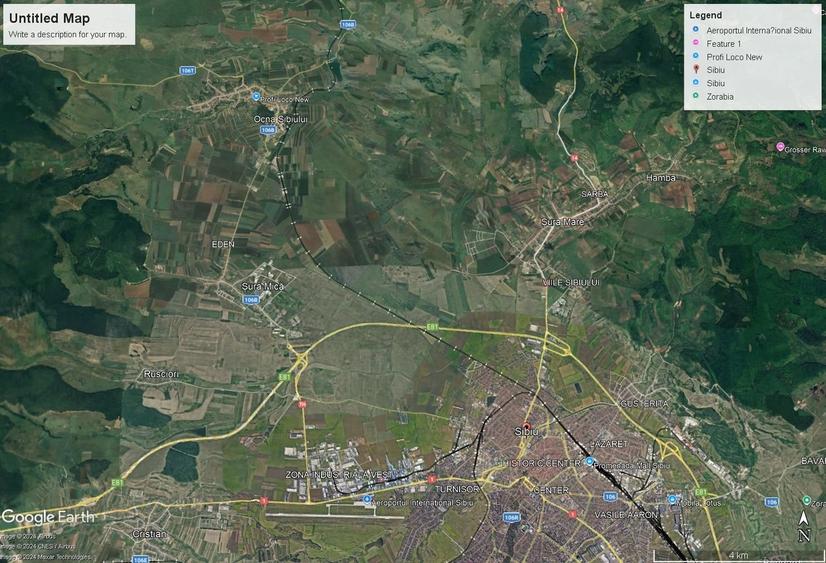 Teren industrial Sibiu cu acces rapid la Aeroport si Autostrada A1 - 2