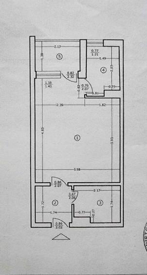 Garsoniera decomandata, renovata si mobilata complet | Etaj 1 | Salajan - 7 minute metrou - 6