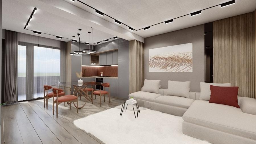 Apartament 3 camere-Str Cuza Voda-S=86 mp-et 1 - 8