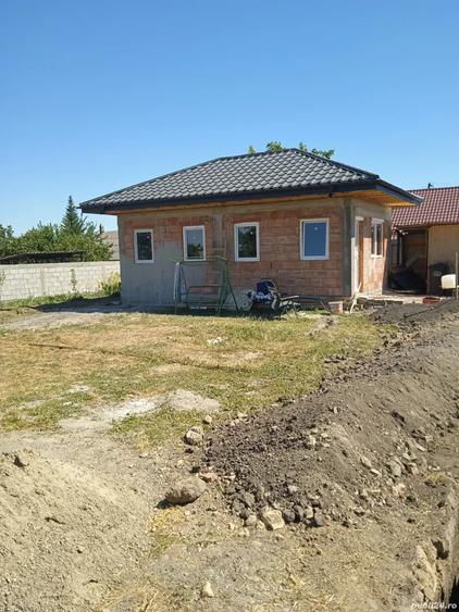 teren cu casa in constructie - 1