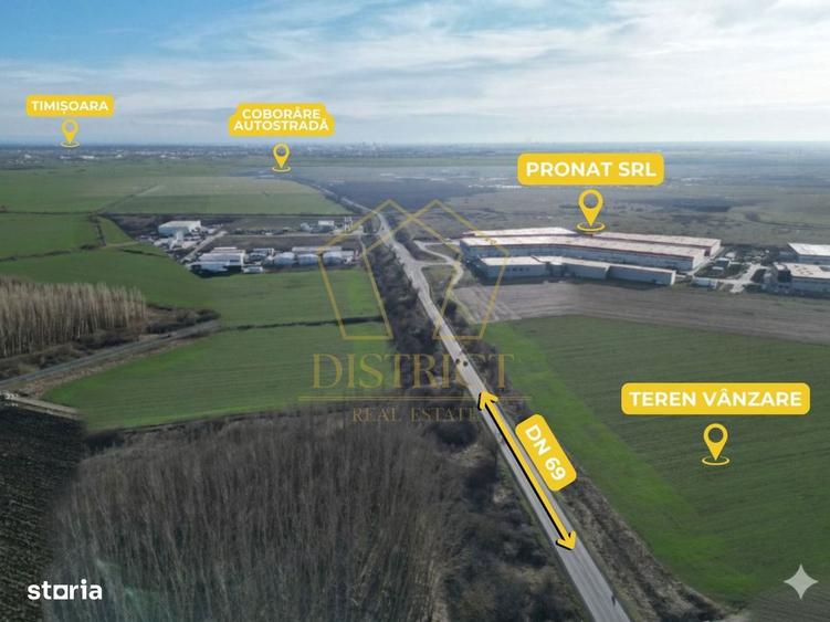 COM 0% Parcele de teren intravilan industrial | Sanandrei - 1