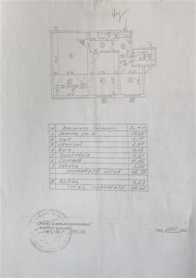 Apartament cu 2 camere decomandat în Colentina