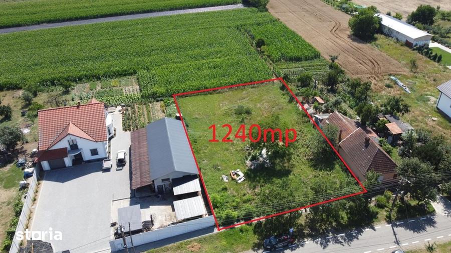Teren de 1240 mp, în Botiz