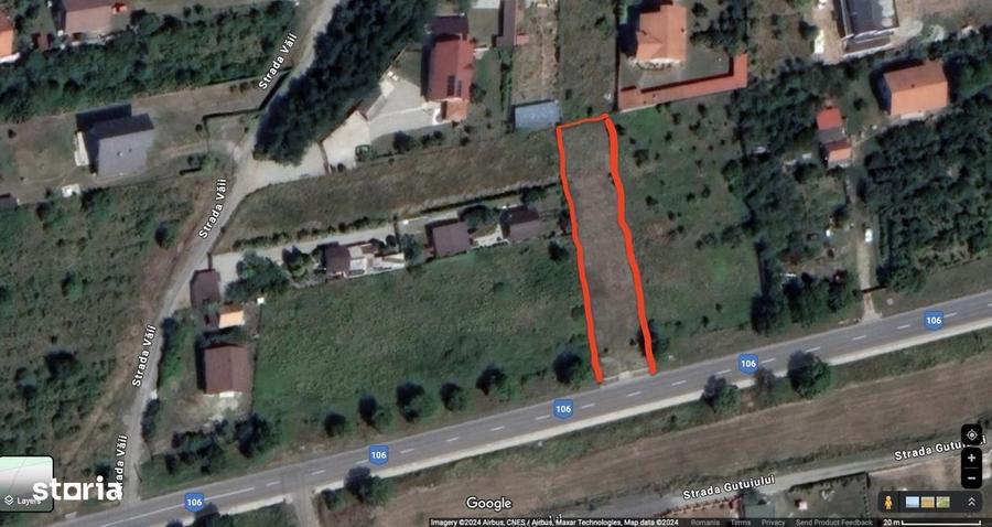 Teren de 790 mp, în Daia
