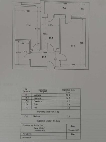 Apartament cu 2 camere decomandat în Cățelu