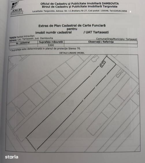 Vanzare teren 5300mp intravilan+arabil casa si anexa Tartasesti - 3
