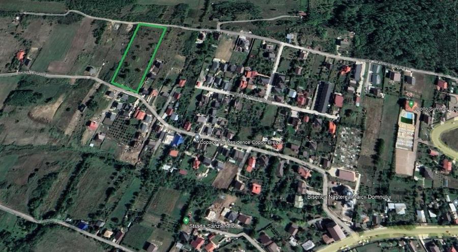 Teren intravilan de 8650 mp, în Breazu