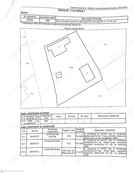 Casă cu 3 camere cu Teren 2700 Mp în Șerbănești