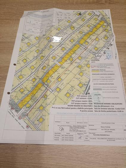 Teren Construcții intravilan de 679 mp, în Reci