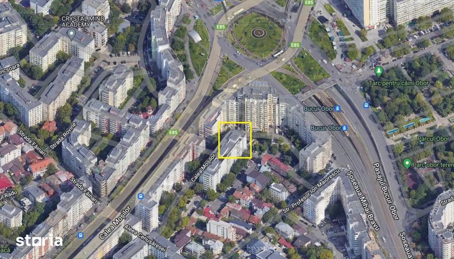 Apartament cu 2 camere semidecomandat, mobilat în Moșilor