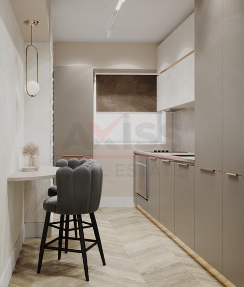 Apartament cu 2 camere decomandat, mobilat în Capitol