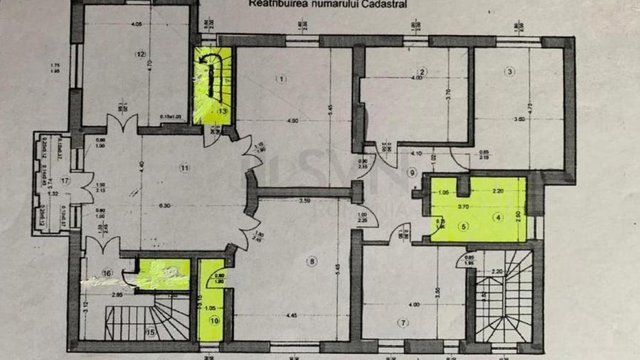 Apartament cu 7 camere semidecomandat, mobilat în Capitale